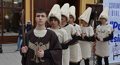 Çorum'da Puduhepa anısına görsel eserler sanatseverlerin beğenisine sunuldu