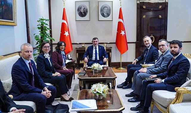 Cumhurbaşkanı Yardımcısı Yılmaz, Kanada Dışişleri Bakanı Anand'ı kabul etti