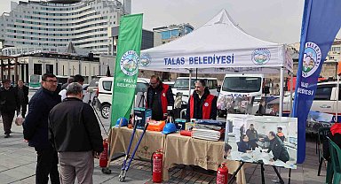 Depreme karşı bilinç Talas'tan meydana taşındı