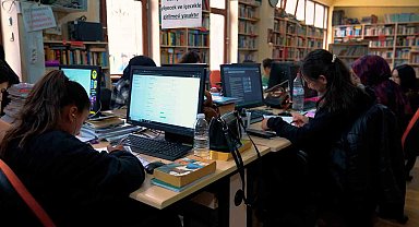 Didim Belediyesi Halk Kütüphanesi gençlerin buluşma merkezi oldu