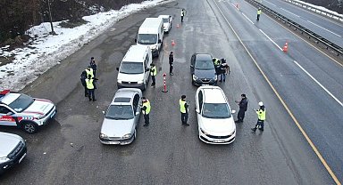 Düzce'de son bir haftada 254 araç trafikten men edildi