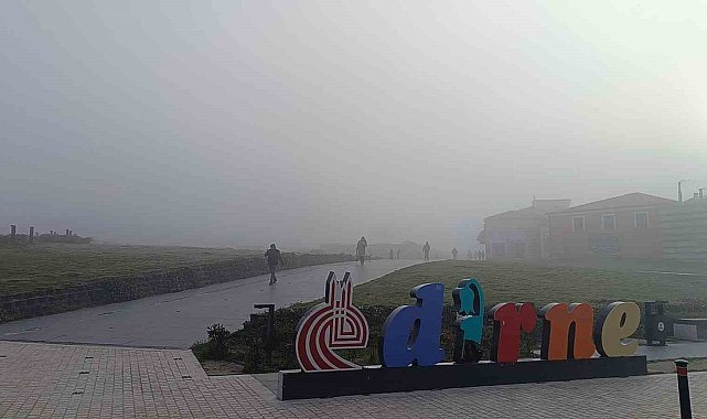 Edirne'de sis etkili oldu, Selimiye gözden kayboldu