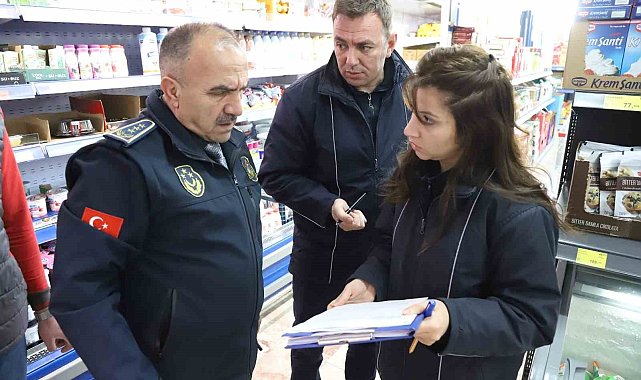 Erzincan'da 80 markete zabıta denetimi