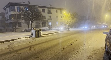 Erzincan'da kar yağışı