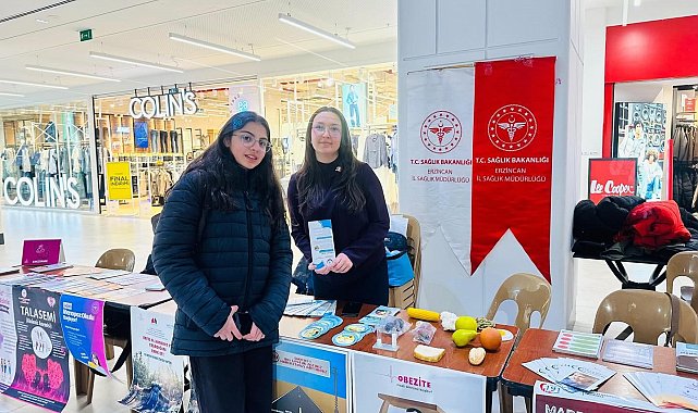 Erzincan'da vatandaşlara obezite konusunda bilgilendirme yapıldı