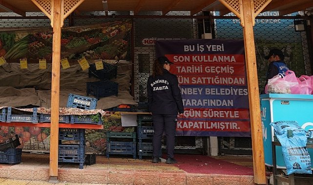 Gaziantep'te tarihi geçmiş ürün satılan 2 iş yerine kapatma cezası