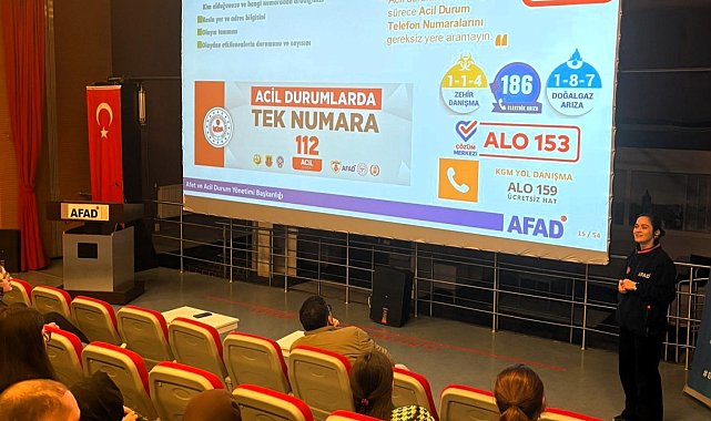 Geleceğin lojistikçileri afetlere hazırlanıyor