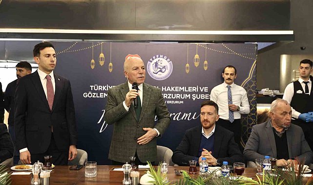 Hakemler iftar yemeğinde buluştu