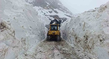 Hakkari'de 56 yerleşim yerinin yolu ulaşıma kapandı