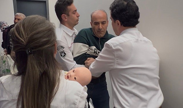 Hastanede film gibi tatbikat