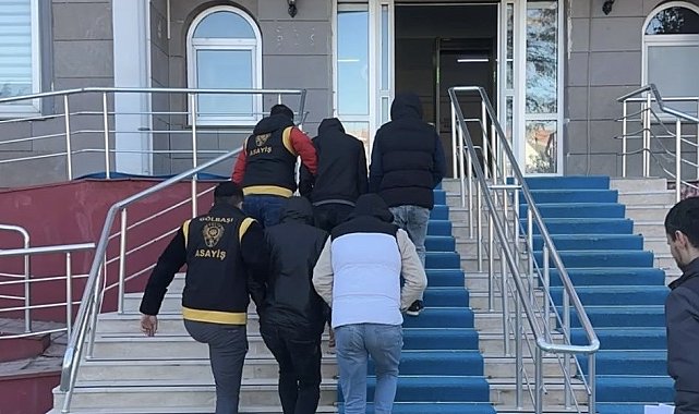 Hırsızlık şüphelisi 4 şahıs tutuklandı