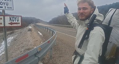 Japonya'ya ulaşmak için Almanya'dan yola çıkan gezgin 6 aydır yürüyor