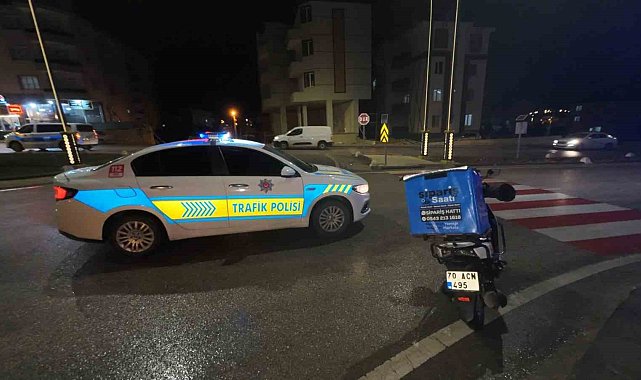 Karaman'da motosiklet kazası: 1 yaralı