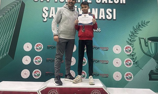 Kayserili sporcu Türkiye üçüncüsü oldu