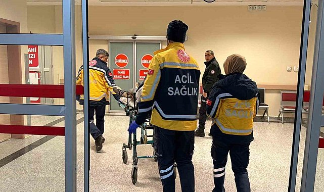 Kazara kendini vuran şahıs yaralandı