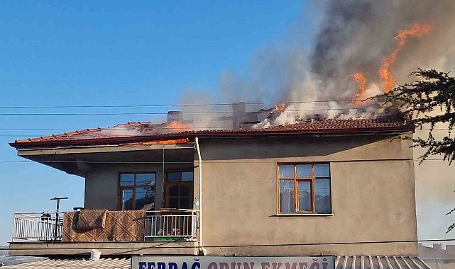 Kütahya'da iftar vakti korkutan yangın