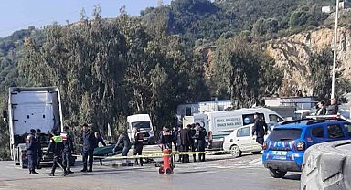 Maden ocağında tırın altında kalan kadın hayatını kaybetti