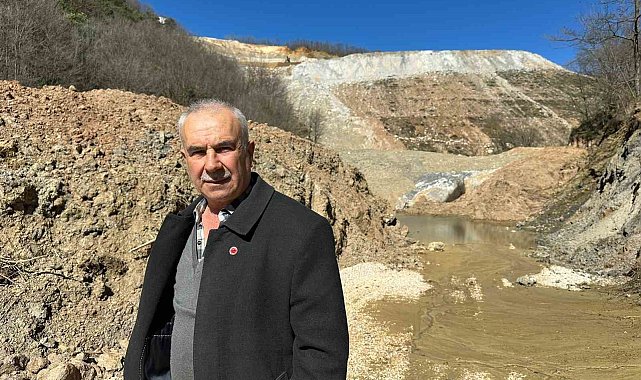 Maden ocağının atıkları suya ve toprağa karışmaya devam ediyor