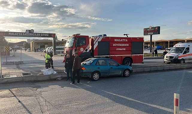 Malatya'da iki araç çarpıştı: 1 yaralı