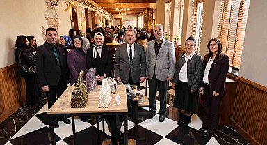 Melikgazi Belediyesi'nden Kadınlar Günü'ne özel el emeği sergi