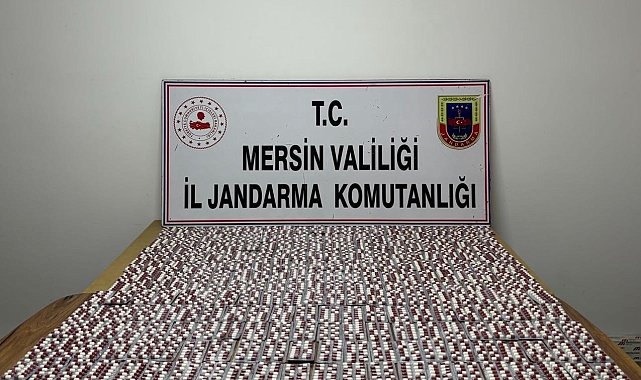Mersin'de 5 binden fazla sentetik hapla yakalanan şüpheli tutuklandı