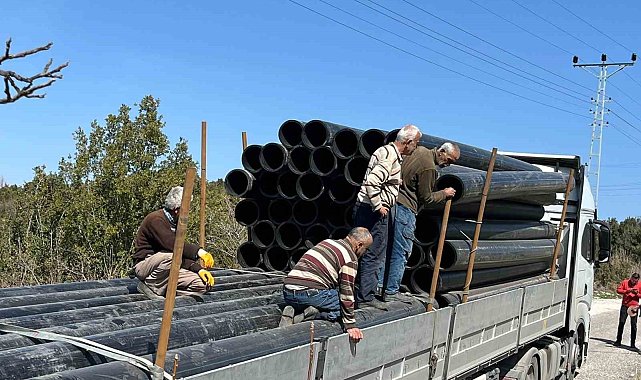 Muğla'da kapalı sistem modern sulama projesi hayata geçiyor