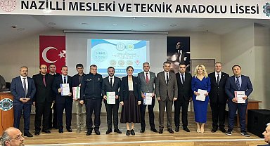 Nazilli'de projeleri ile dereceye giren okullar için ödül töreni düzenlendi