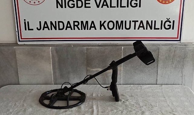 Niğde'de tarihi eser kaçakçılığı operasyonu: 1 şüpheli yakalandı