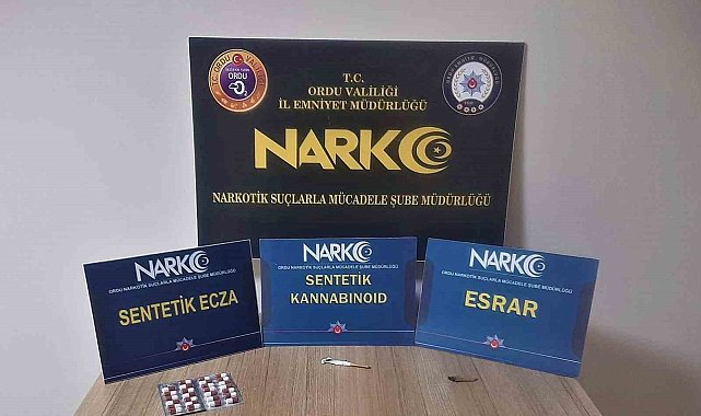 Ordu'da uyuşturucu operasyonlarında 4 tutuklama
