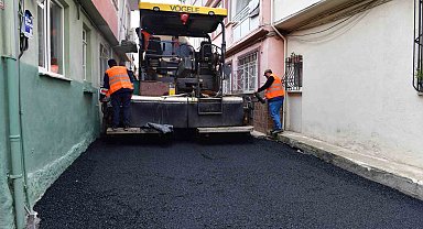 Osmangazi Belediyesi sokakları yenilemeye devam ediyor