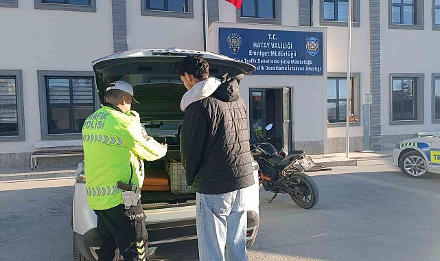 Paylaşım yapmak için trafiği tehlikeye atan sürücüye 46 bin TL ceza uygulandı