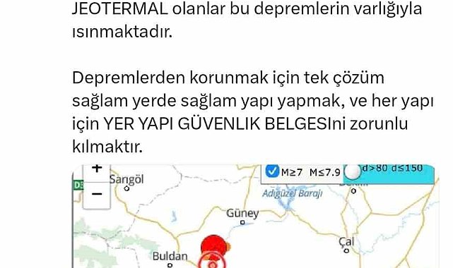 Prof. Dr. Ahmet Ercan'dan Buldan depremi açıklaması: "Bölge M7'lik depreme yatkın"