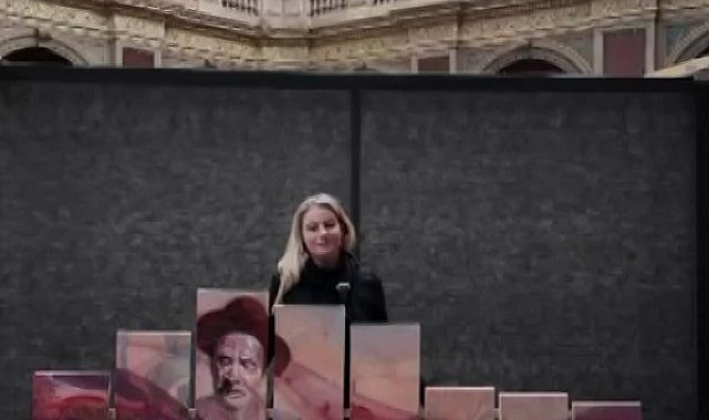 Rus ressam Kirillova'nın "Aşık Veysel Portresi" Saint Petersburg'da "Laureate" ödülüne layık görüldü
