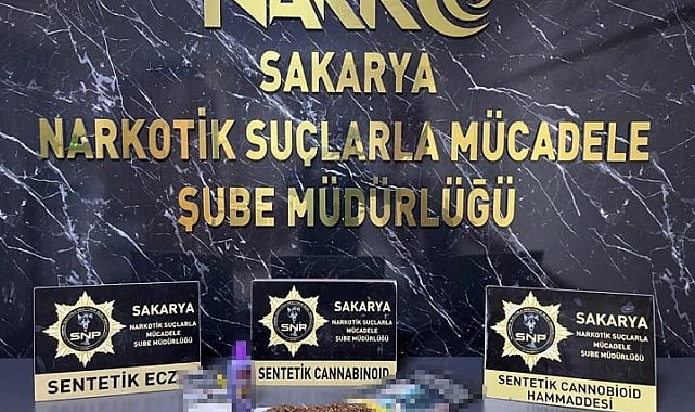 Sakarya'da zehir tacirlerine operasyon: 3 tutuklama
