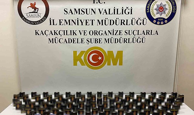 Samsun'da 2 bin 120 makaron ele geçirildi