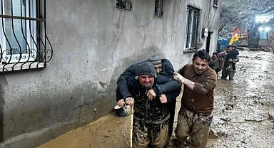 Şırnak'ta sel ve heyelan: Ev ve ahırlar zarar gördü