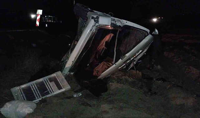 Tokat'ta minibüs devrildi: 1 yaralı