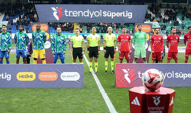 Trendyol Süper Lig: Çaykur Rizespor: 1 - Antalyaspor: 0