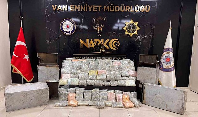 Van'da 68 kilo 500 gram uyuşturucu ele geçirildi
