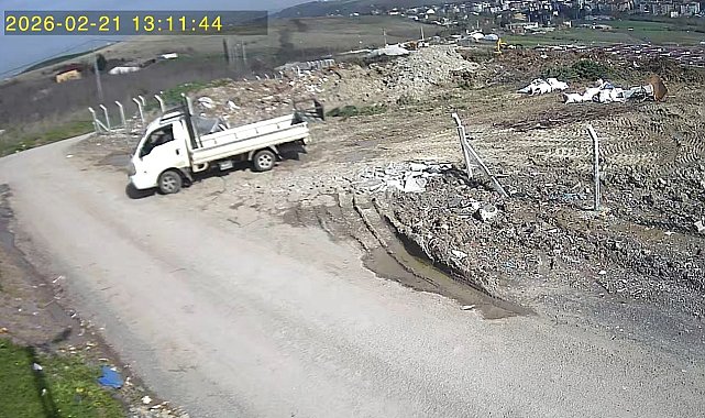 Yalova'da kaçak moloz dökümüne fotokapanlı ceza