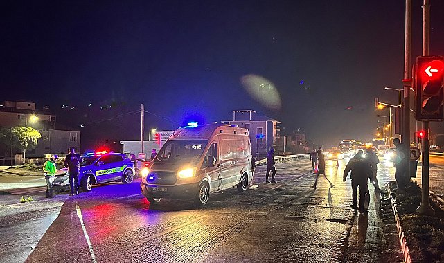 Yolun karşısına geçmek isteyen yaşlı kadına otomobil çarptı