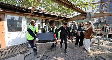 1050 Konutlar'daki yeşil alan işgalden kurtarıldı