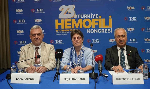 23. Türkiye Hemofili Kongresi Antalya'da başladı