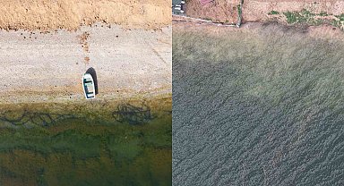 5 ay önce çekilmişti, son hali havadan görüntülendi: Barajda su seviyesi yeniden yükseldi