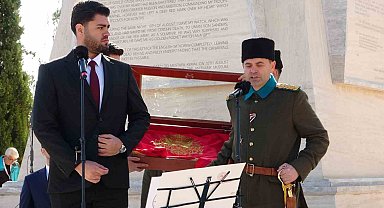 57'nci Alay Sancağı 111 yıl sonra kurulan 57 Alay'a teslim edildi