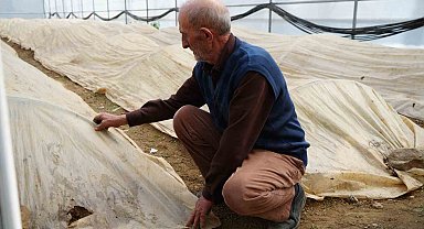 76 yaşındaki Bayburtlu üretici ata tohumları için zirai don nöbetinde