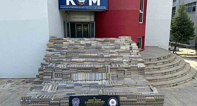 Adana'da 127 bin paket kaçak sigara ele geçirildi