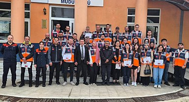 AFAD gönüllülerine sertifika ve kimlikleri teslim edildi