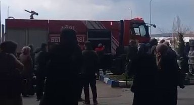 Ağrı'da hastanede yangın paniği