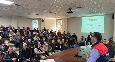 Akçakoca'da üreticilere bitki koruma ve b-reçete eğitimi